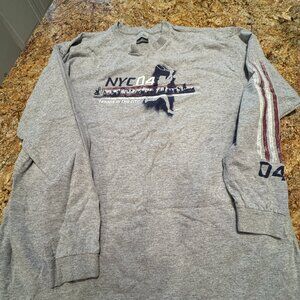 2004 Vintage US OPen Tennnis long-sleeved t-shirt - gray - unisex XL